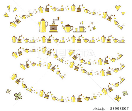 ティータイム ラインセット イエロー 83998807