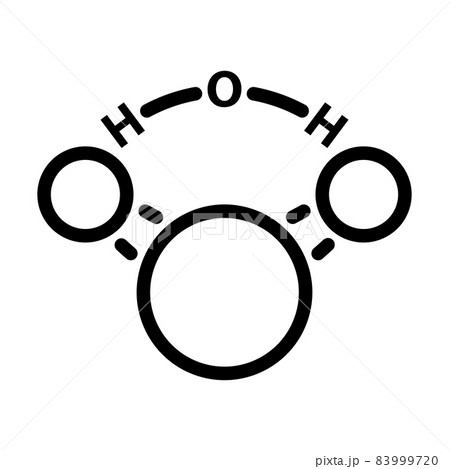 Icon Of Chemical Molecule Water Icon Of Chemical Molecule Water 83999720