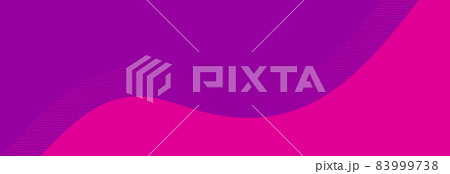Halftone wave dotted background. Futuristic twisted pattern with dot, circles. Modern pop art for poster banner. Dotted texture poster design, pink banner. Wave pattern template. Vector 83999738