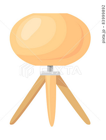 Modern lamp. Floor light on three wooden or metal legs, business lamps, vector illustration Modern lamp. Floor light on three wooden or metal legs, business lamps, vector illustration 83999892