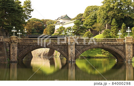 皇居二重橋 正門 正門石橋 正門鉄橋 伏見櫓 東京都千代田区千代田の皇居内 皇居二重橋 正門 正門石橋 正門鉄橋 伏見櫓 東京都千代田区千代田の皇居内 84000298