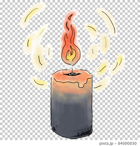 Illustration of a candle Illustration of a candle 84000830