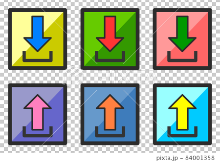 Download and upload icons 84001358