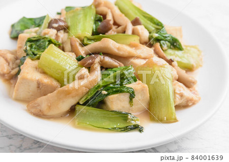 豆腐とチンゲン菜のオイスターソース炒め 84001639