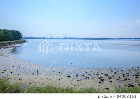 名古屋市 稲永公園と藤前干潟の風景 名古屋市 稲永公園と藤前干潟の風景 84003161