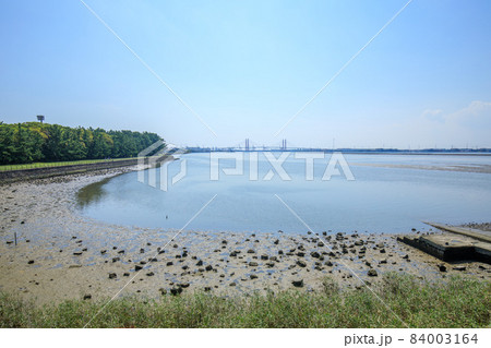 名古屋市 稲永公園と藤前干潟の風景 名古屋市 稲永公園と藤前干潟の風景 84003164