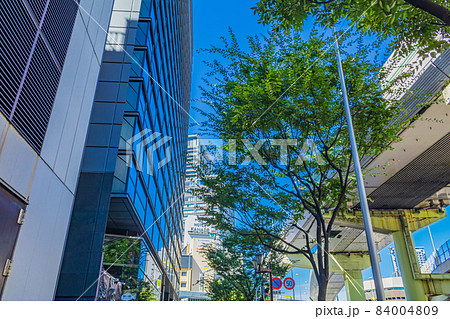 【大阪の都市風景】難波（ミナミ）周辺の都市風景 84004809