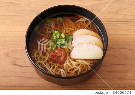 宮城県 白石うーめん 奥州仙台藩白石名産の写真素材