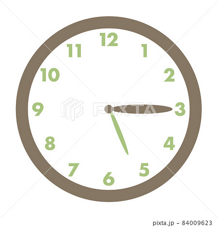 時計 5時15分 時計 5時15分 84009623