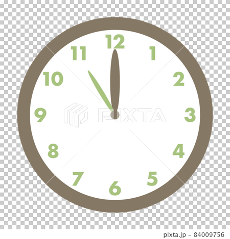 Clock 11 o'clock 84009756