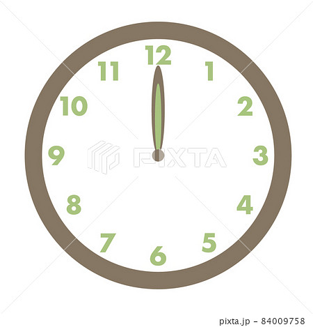 時計 12時 84009758
