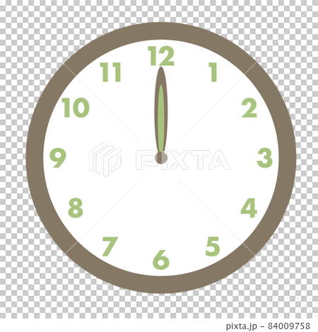 時計 12時 84009758