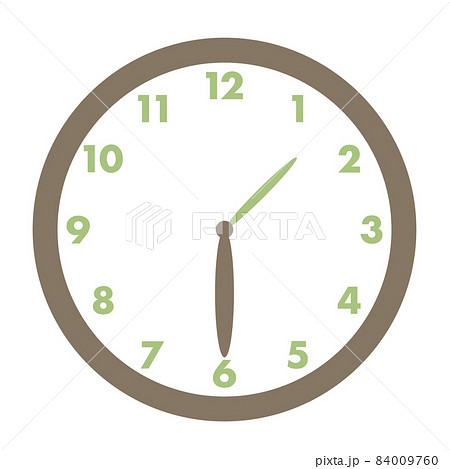 時計 1時30分のイラスト素材 [84009760] - PIXTA