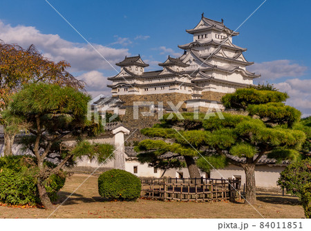 Beautiful Himeji Castle in Himeji city in Hyogo Prefecture of Japan Beautiful Himeji Castle in Himeji city in Hyogo Prefecture of Japan 84011851