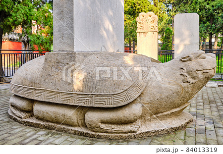 Bixi, Stone dragon tortoise Stele at Temple of Confucius in Qufu, China Bixi, Stone dragon tortoise Stele at Temple of Confucius in Qufu, China 84013319