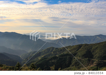 【高知】四国カルスト　朝焼け 84013554