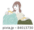 服を選んでいる女性 84013730