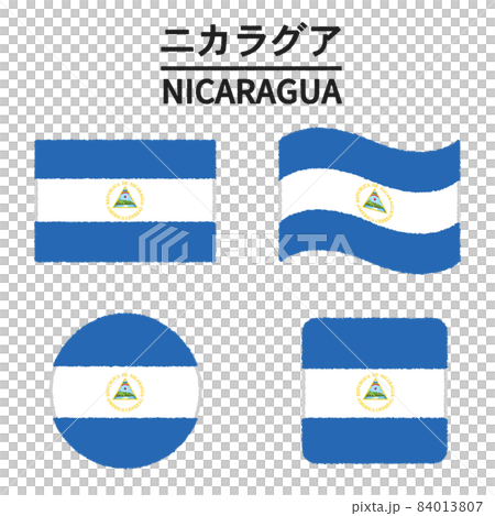 Nicaragua flag illustration 84013807