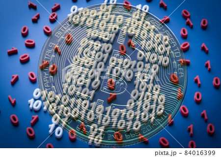 仮想通貨　ビットコインのイメージ 84016399