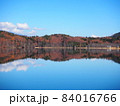 青木湖の水鏡 84016766