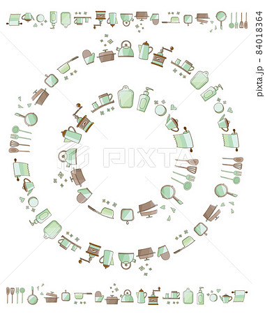 あキッチン用品 ラインセット グリーン あキッチン用品 ラインセット グリーン 84018364