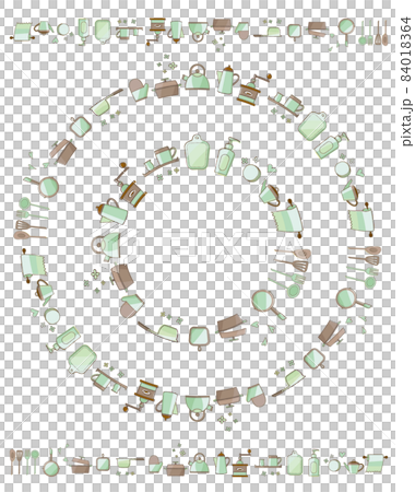 あキッチン用品 ラインセット グリーン あキッチン用品 ラインセット グリーン 84018364