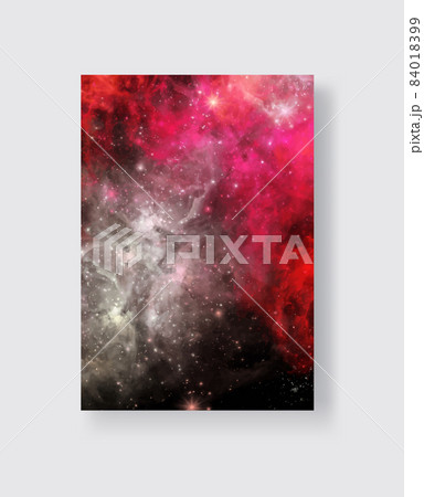 Space Abstract Galaxy Banners set. Vector design. 84018399