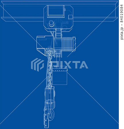 Winch or lifting machine concept outline 84019084