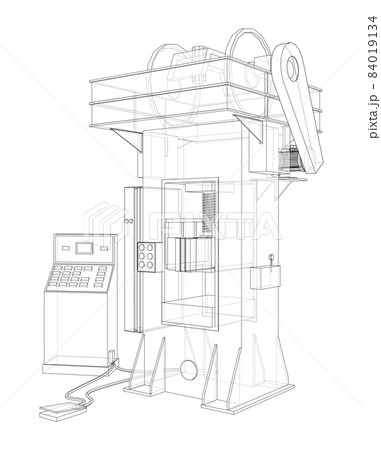 Friction screw press concept outline 84019134