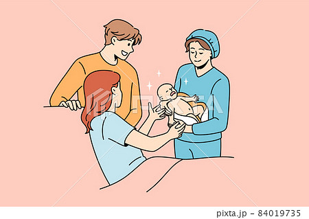 Giving birth and parenthood concept 84019735