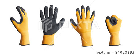 Textile work gloves with rubber Textile work gloves with rubber 84020293