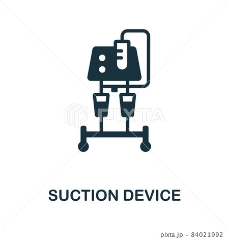 Suction Device icon. Monochrome sign from...のイラスト素材 [84021992] - PIXTA