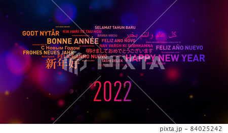 Happy new year card from the world Happy new year card from the world 84025242