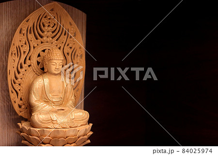 釈迦如来坐像コピースペース 釈迦如来坐像コピースペース 84025974