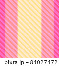 黄色とピンクの斜めストライプと縦ストライプの背景 84027472
