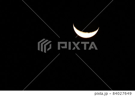 北杜市白州町、月齢26.7の月・深夜の月 北杜市白州町、月齢26.7の月・深夜の月 84027649