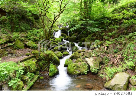 鳥取　雨滝　仏谷渓谷 84027692