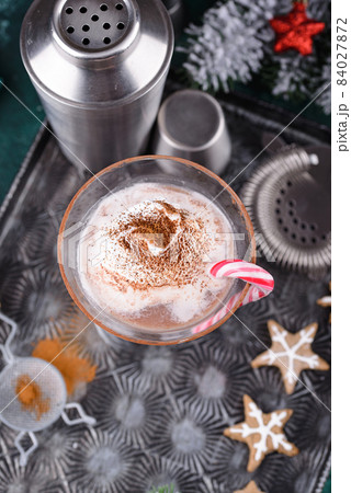 Christmas North pole martini cocktail 84027872
