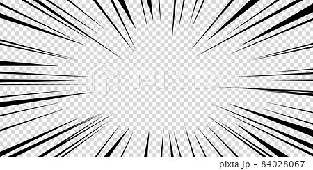 Speed lines as manga comic effect on transparent background. Cartoon anime action background. Vector illustration of blast motion effect or explosion frame. Flash ray blast glow Speed lines as manga comic effect on transparent background. Cartoon anime action background. Vector illustration of blast motion effect or explosion frame. Flash ray blast glow 84028067