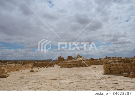 ruins of an ancient Nabatean city in the northern Negev ruins of an ancient Nabatean city in the northern Negev 84028287