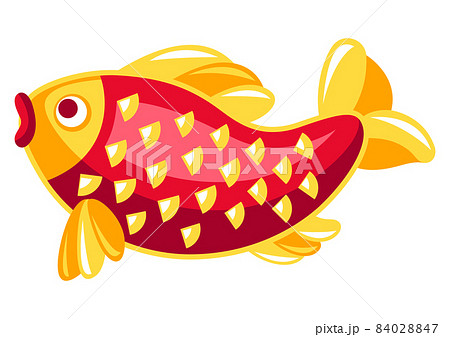Illustration of Chinese fish. Asian tradition New Year symbol. 84028847
