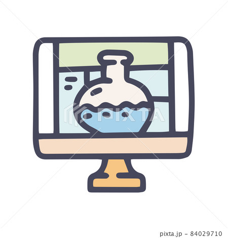 seo laboratory color vector doodle simple icon seo laboratory color vector doodle simple icon 84029710
