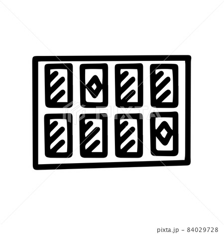 find a double game line vector doodle simple icon find a double game line vector doodle simple icon 84029728