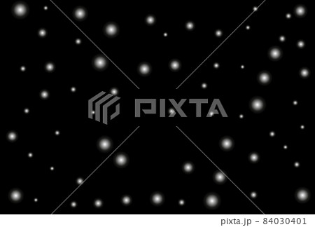 Drawing of snowflakes on a black background. 84030401