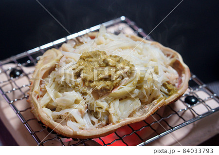 蟹 甲羅焼き 蟹 甲羅焼き 84033793