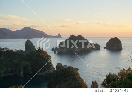 堂ヶ島 夕景 84034447