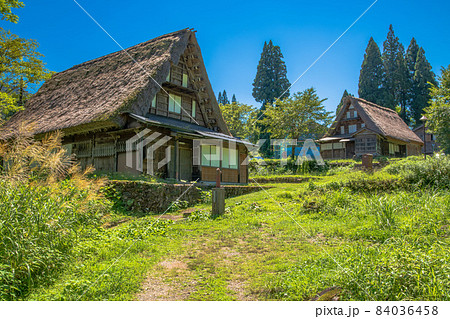 富山県　世界遺産　五箇山　相倉集落 84036458