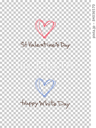 Valentine's Day / White Day Vector Material 84036570