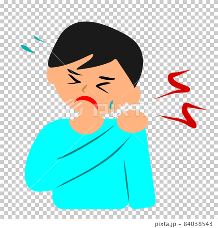 一個肩膀嚴重僵硬的男人 一個肩膀嚴重僵硬的男人 84038543