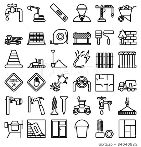 Construction Icon Set 84040935